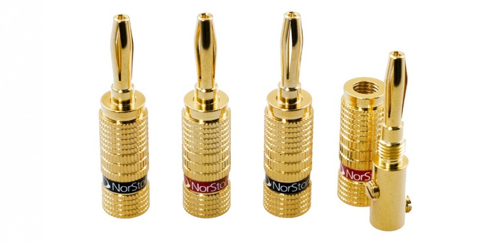 NorStone Banana Plugs Gold